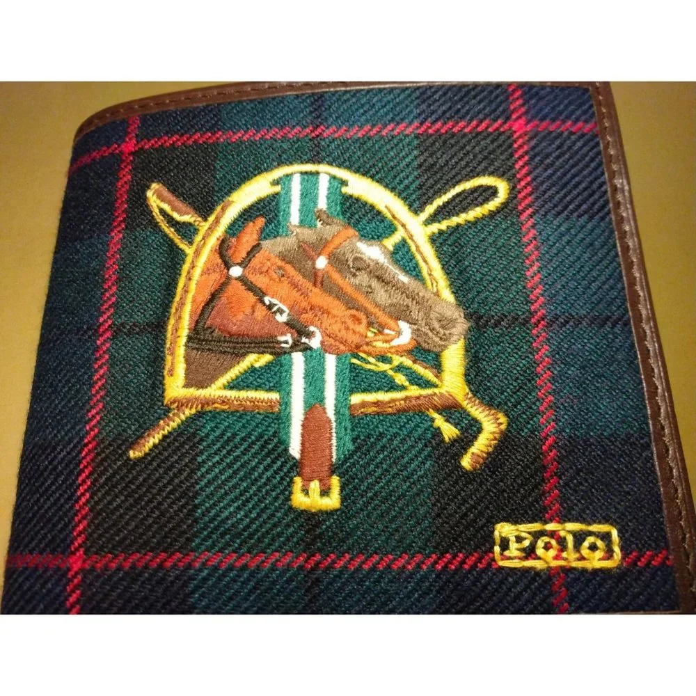 Polo Ralph Lauren Men’s Equestrian Tartan Wallet